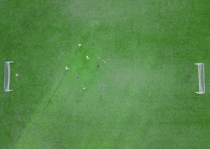 green textile with white button