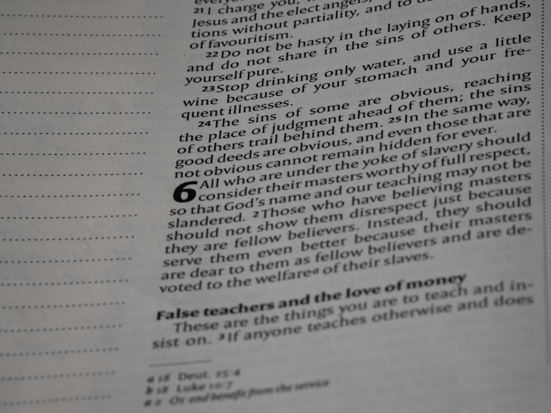 Bible verses about false teachers and masters.