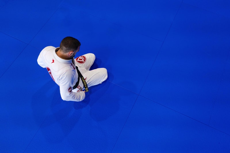 a man in a white suit